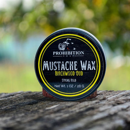 Prohibition Soap's - Birchwood Oud Mustache Wax