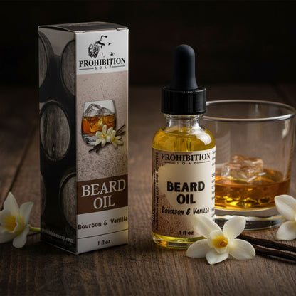 Prohibition Soap's - Bourbon & Vanilla Beard Oil