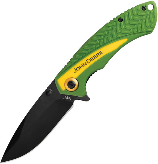 Case John Deere Tec X Linerlock Folding Knife