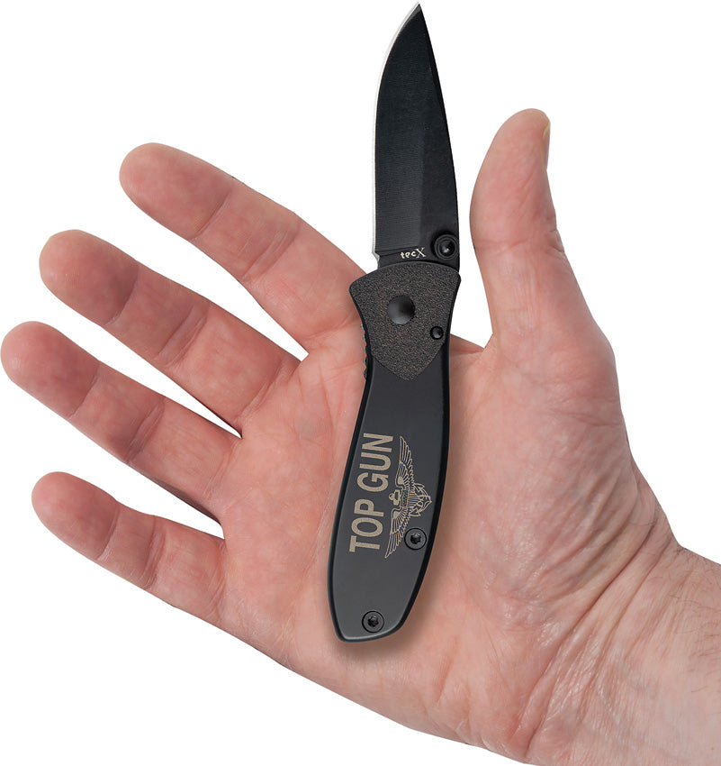 Case Tec X U.S. Navy Top Gun black linerlock pocket knife – photo 3 of 5