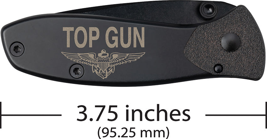Case Tec X U.S. Navy Top Gun black linerlock pocket knife – photo 5 of 5
