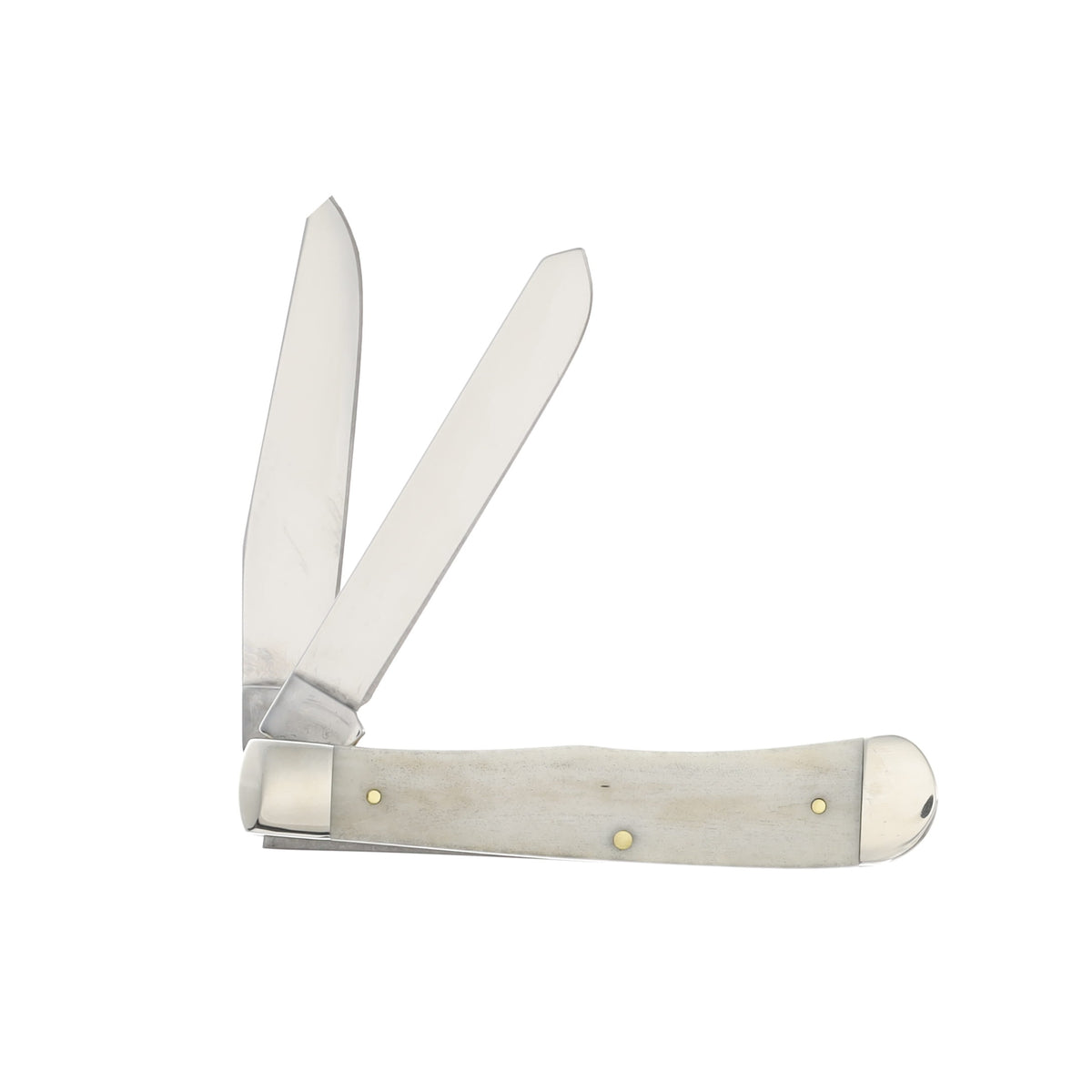 Case US Navy trapper pocket knife with natural smooth bone handle – photo 3 of 5