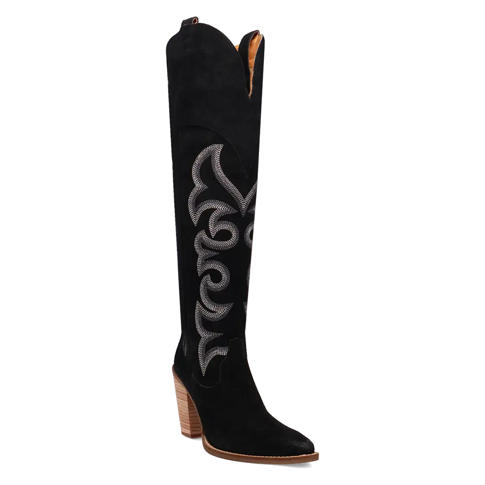 Dingo Primadonna - Women's Suede Leather Cowgirl Boots - 5 Color Options