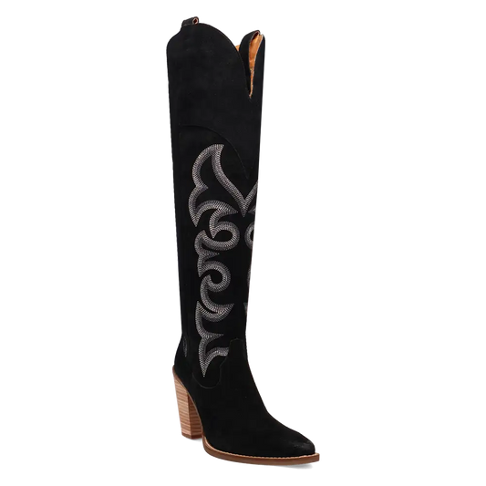 Dingo Primadonna - Women's Suede Leather Cowgirl Boots - 5 Color Options
