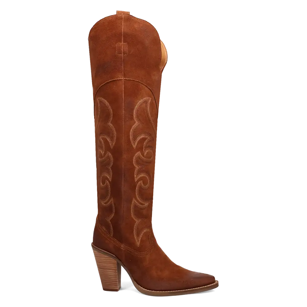 Dingo Primadonna - Women's Suede Leather Cowgirl Boots - 5 Color Options