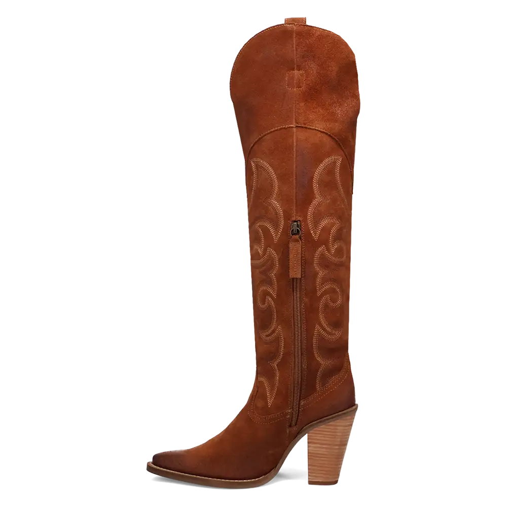 Dingo Primadonna - Women's Suede Leather Cowgirl Boots - 5 Color Options