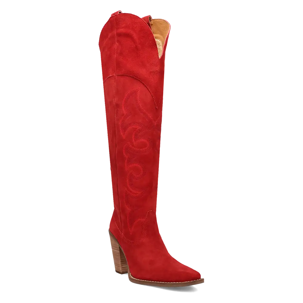Dingo Primadonna - Women's Suede Leather Cowgirl Boots - 5 Color Options