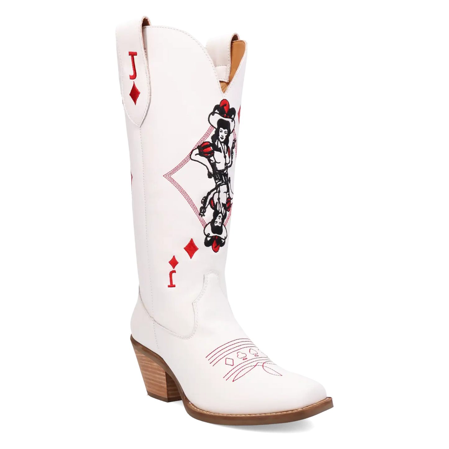 Dingo Jack of Diamonds - Women's Leather Cowgirl Boots - 2 Color Options