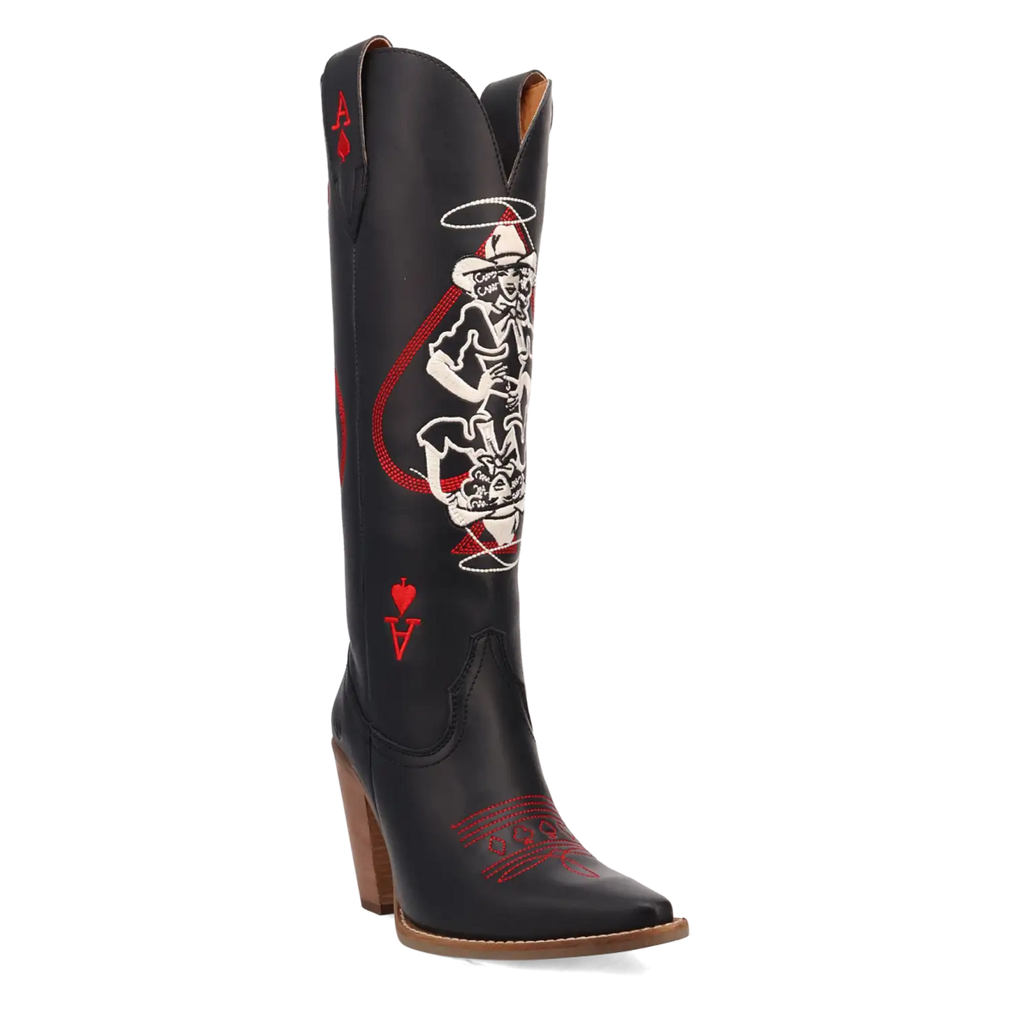 Dingo Ace of Spades - Women's Leather Cowgirl Boots - 2 Color Options