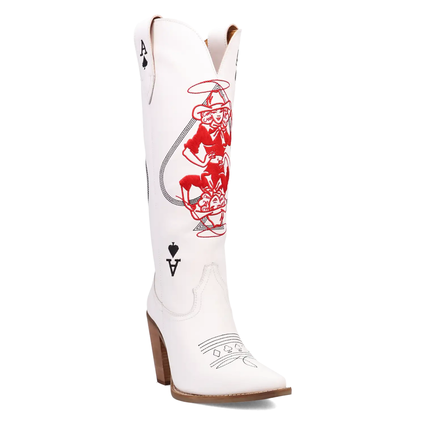 Dingo Ace of Spades - Women's Leather Cowgirl Boots - 2 Color Options