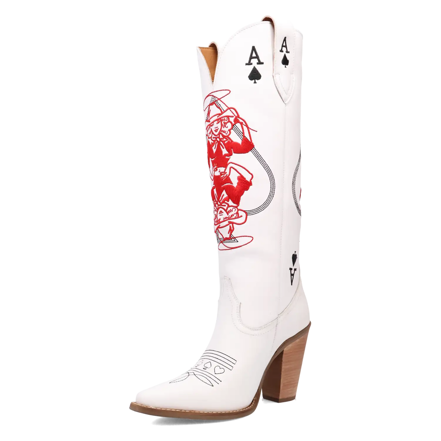 Dingo Ace of Spades - Women's Leather Cowgirl Boots - 2 Color Options