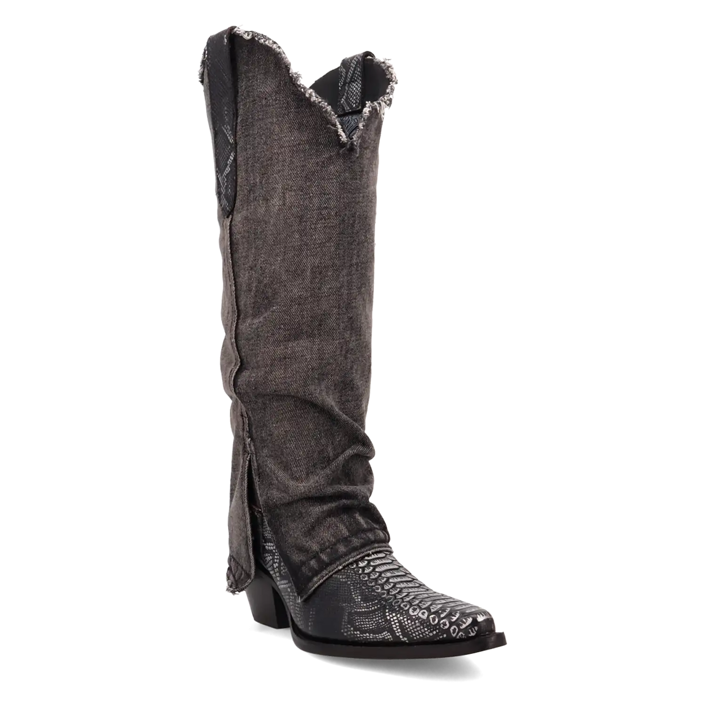Dingo Shabby - Women's Denim Cowgirl Boots - 2 Color Options