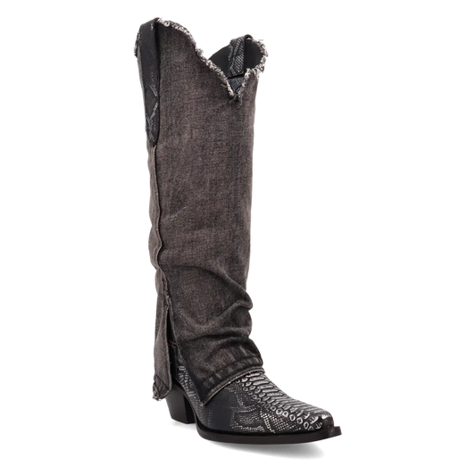 Dingo Shabby - Women's Denim Cowgirl Boots - 2 Color Options
