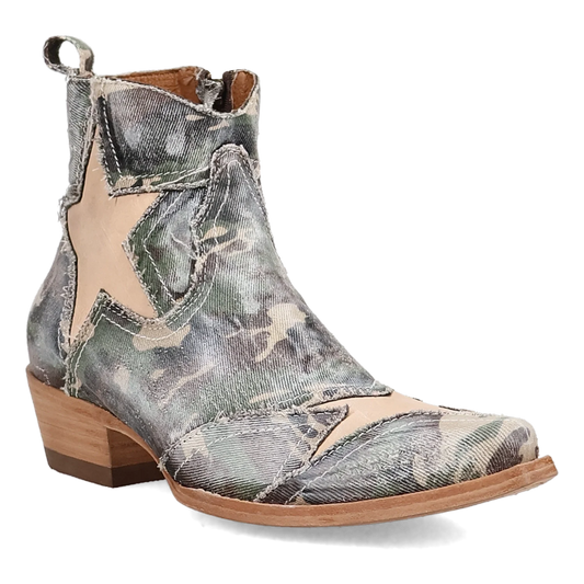 Dan Post Stardust - Women's Denim Cowgirl Booties - 2 Colors