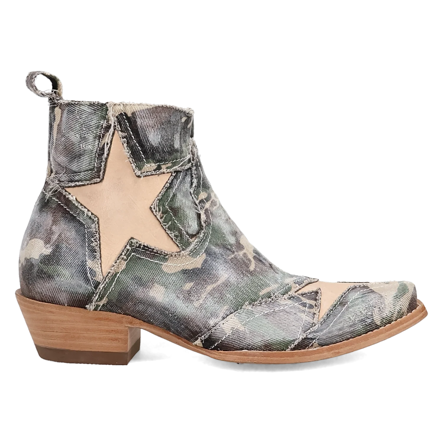 Dan Post Stardust - Women's Denim Cowgirl Booties - 2 Colors