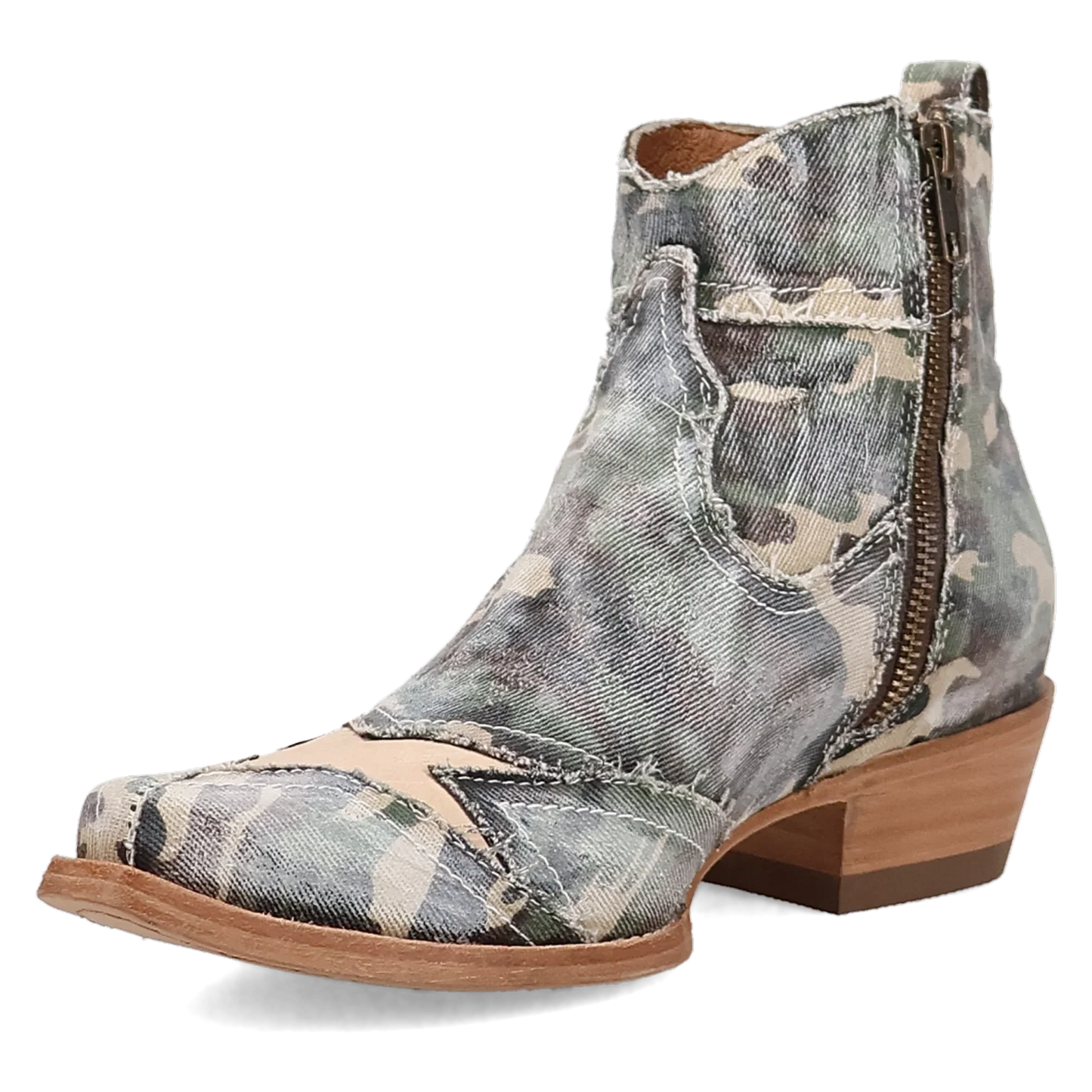 Dan Post Stardust - Women's Denim Cowgirl Booties - 2 Colors