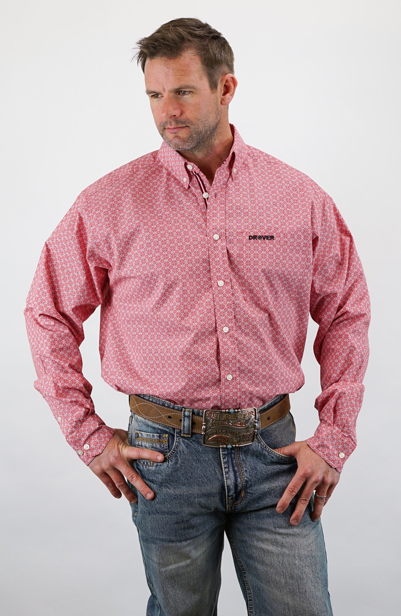 Drover Men's Western Shirt Signature Series - Open Range