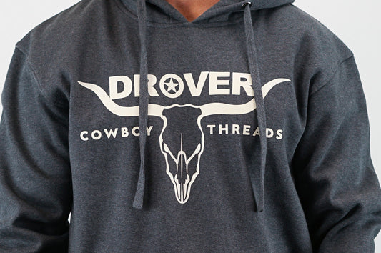 Drover Logo Hoodie - Graphite Color
