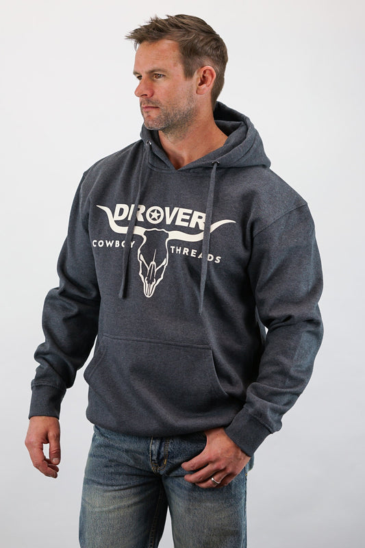 Drover Logo Hoodie - Graphite Color