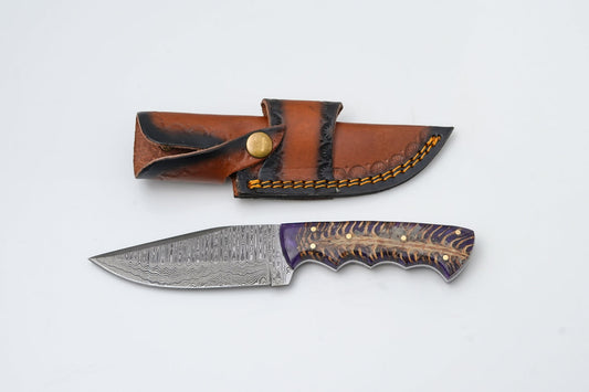 Ironfang – Damascus Hunter Knife - TK-457