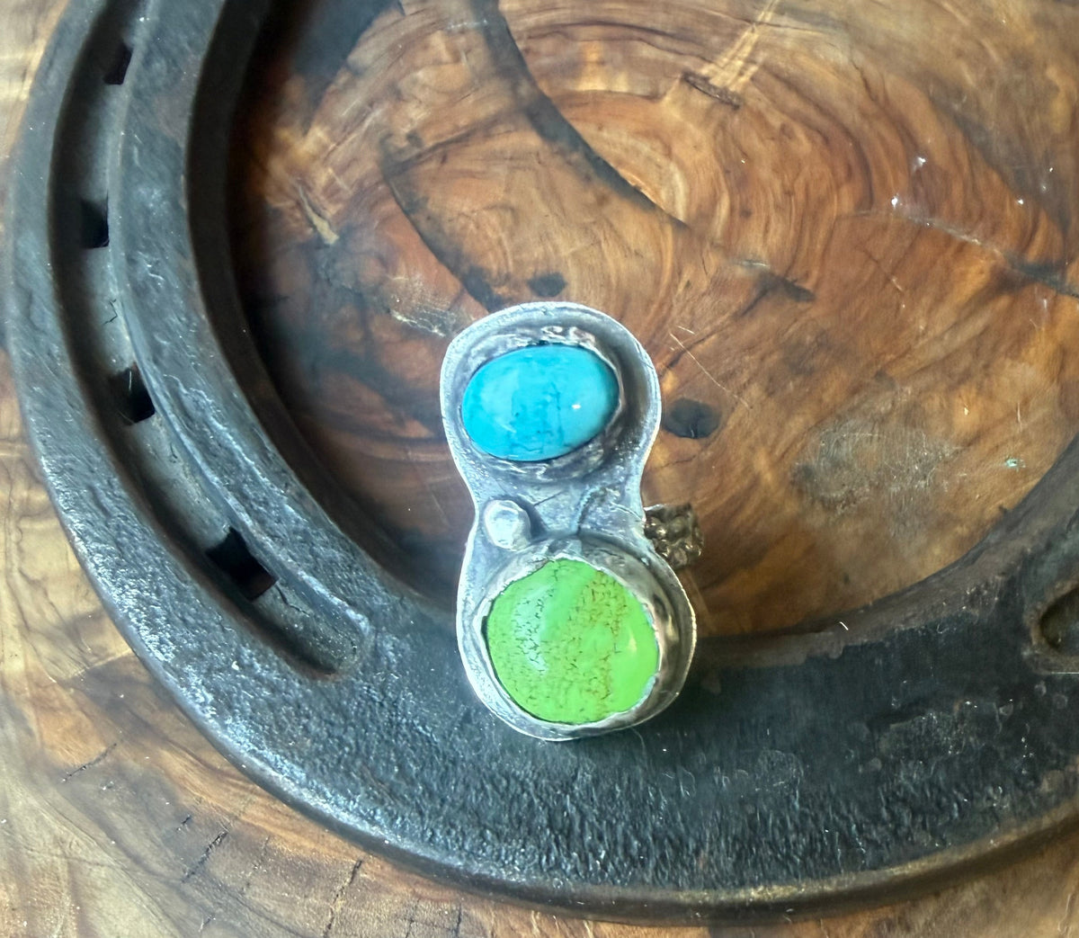 Dorothy Series | American Turquoise & Gaspeite Ring