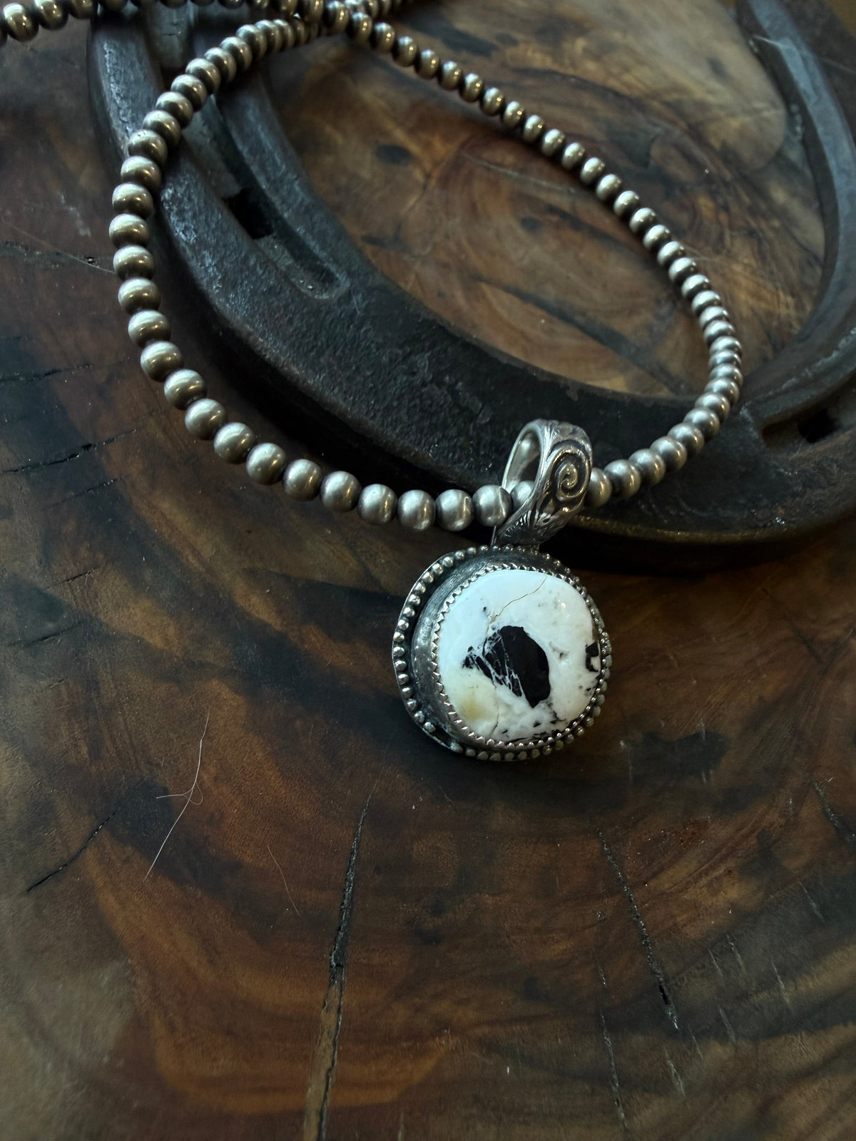 White Buffalo Shadowbox Pendant by Bootleg Silver Co – view 4