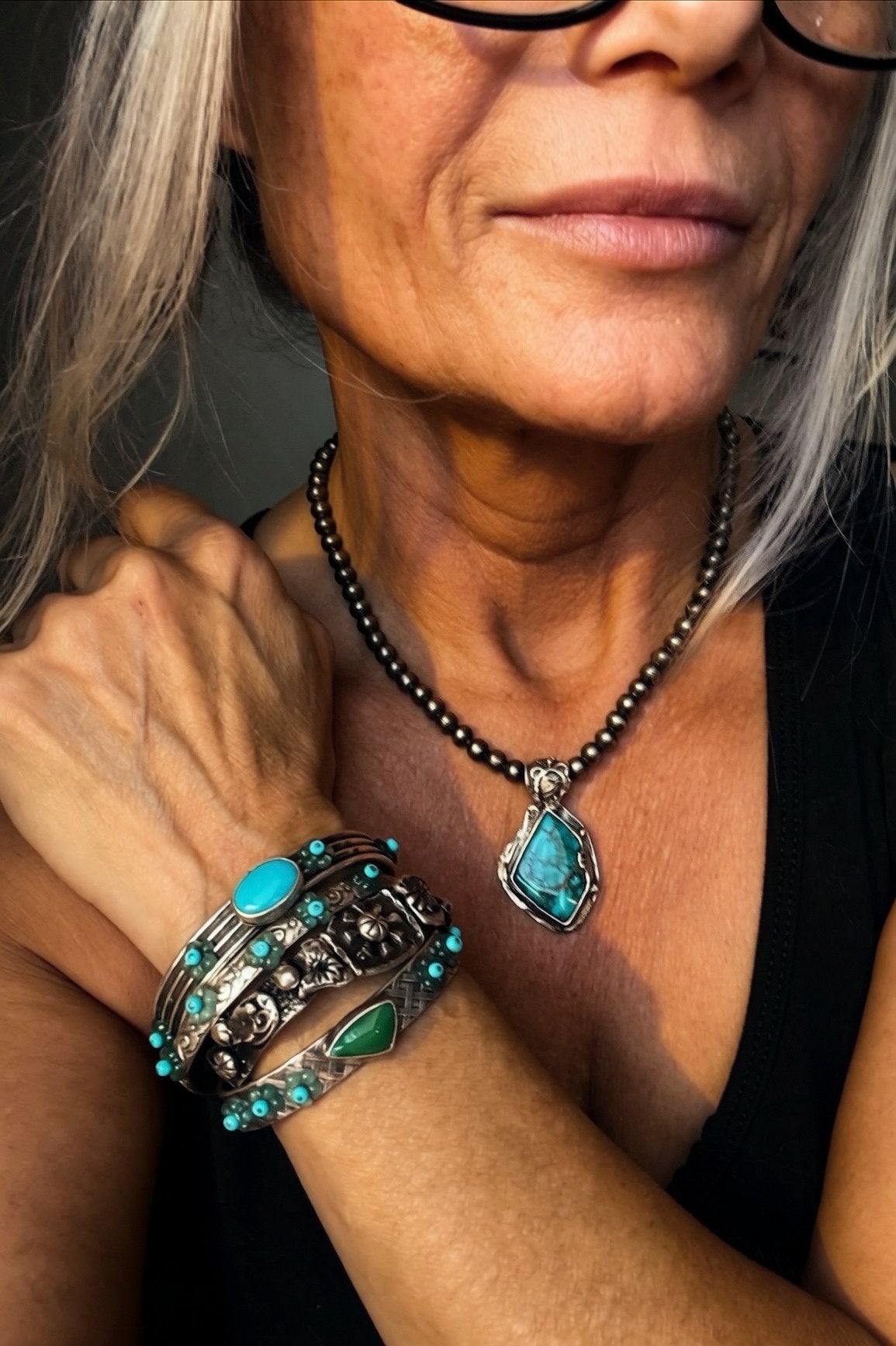 Desert Bloom Floral Stacker Cuff Series