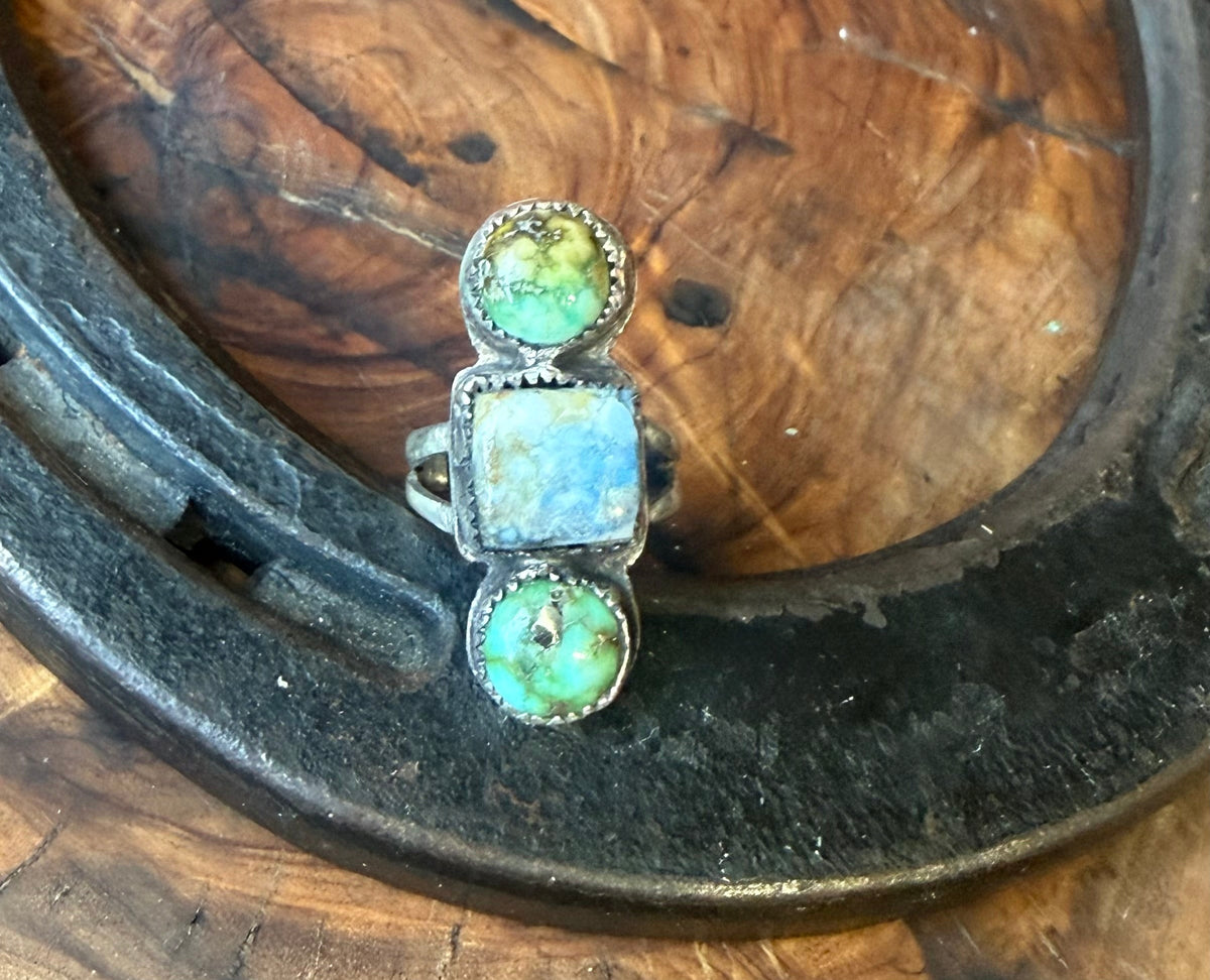 Dorothy Series | Sonoran Gold & Golden Hills Turquoise Ring