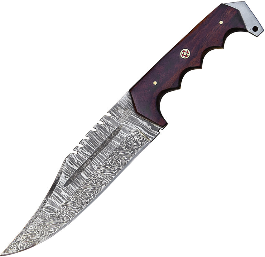 Damascus Bowie Knife