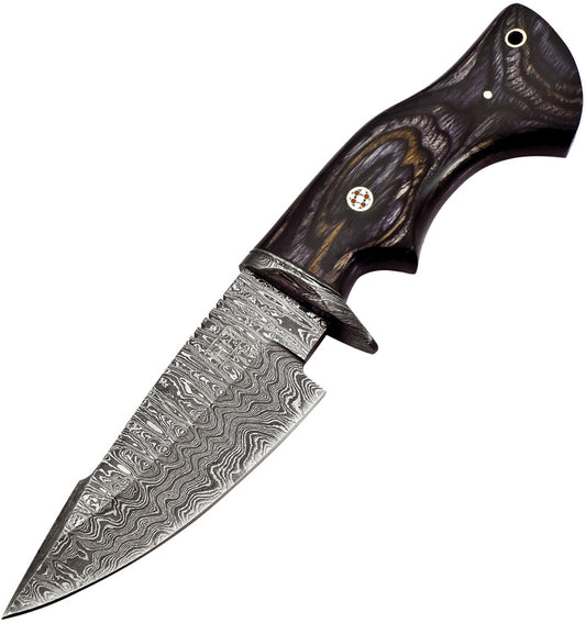 Damascus Fixed Blade Hunting Knife