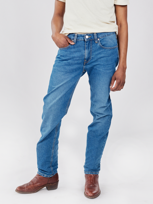 Recycled Denim Jean - Stone Blue