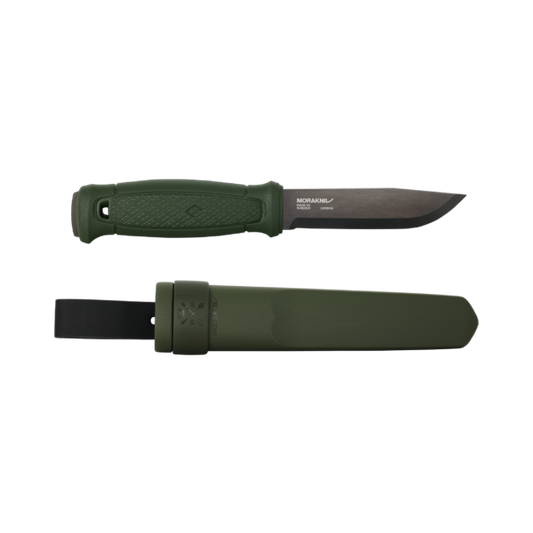 Mora Garberg Blackblade Military Green Carbon with Simple Poly Sheath #14528