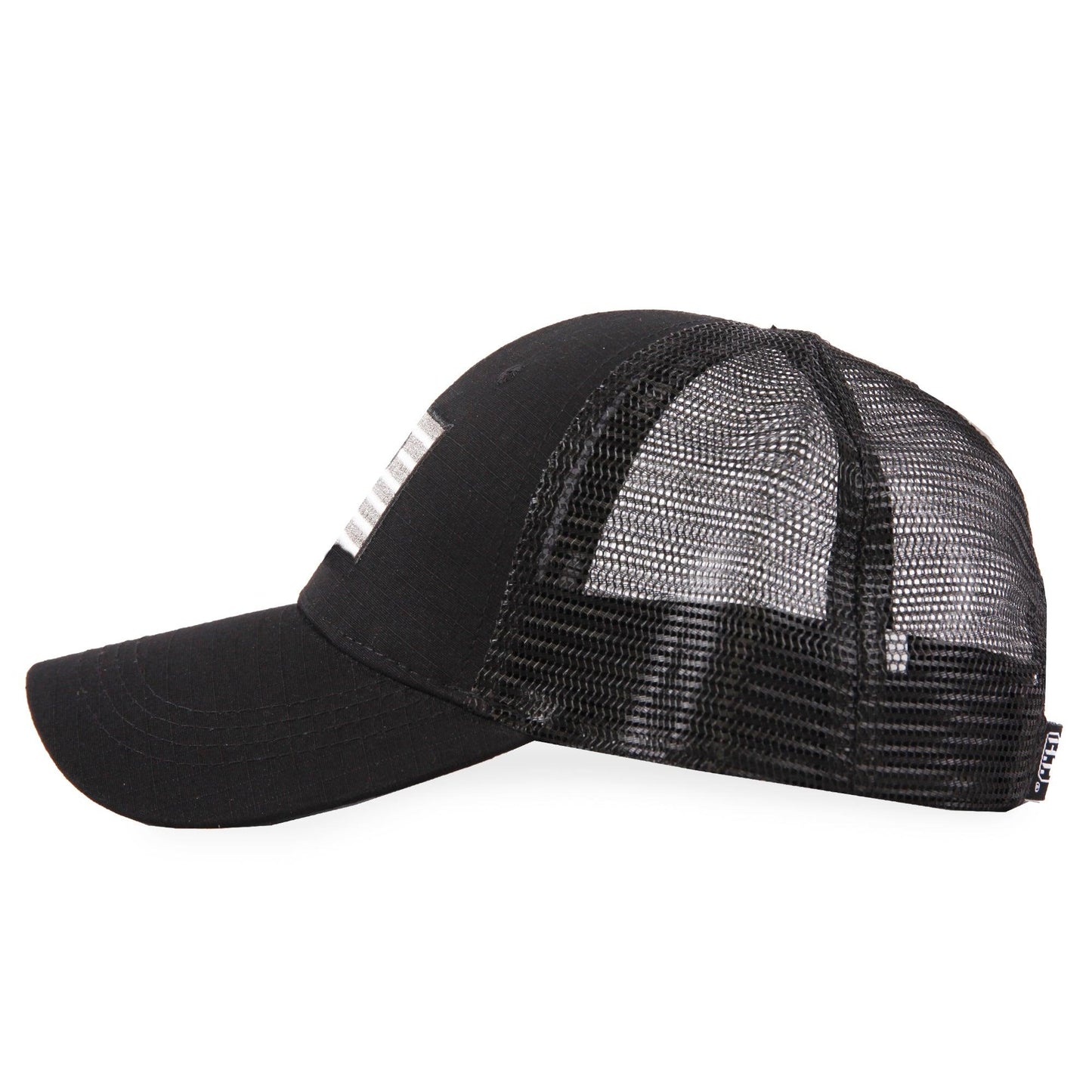 American Flag/Punisher Skull Trucker Hat