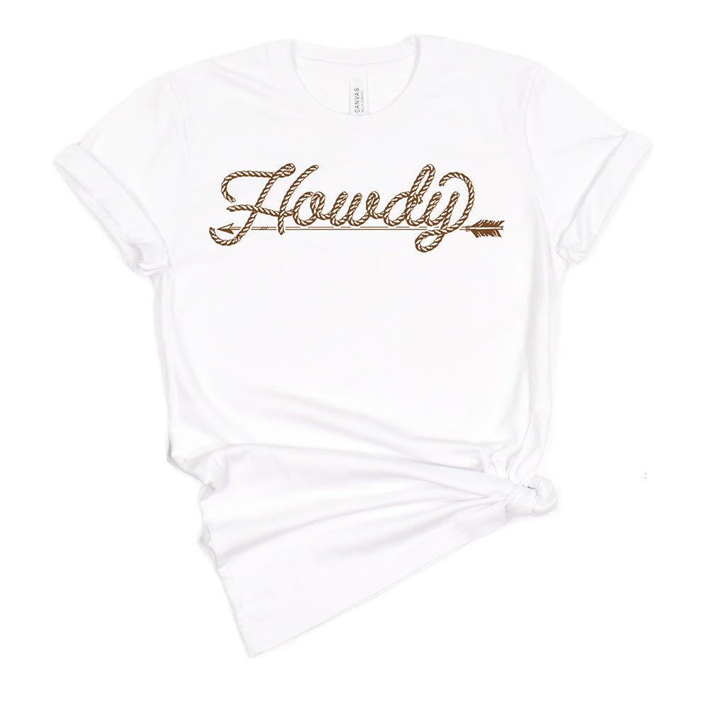 Howdy T-Shirt Bourbon Cowgirl