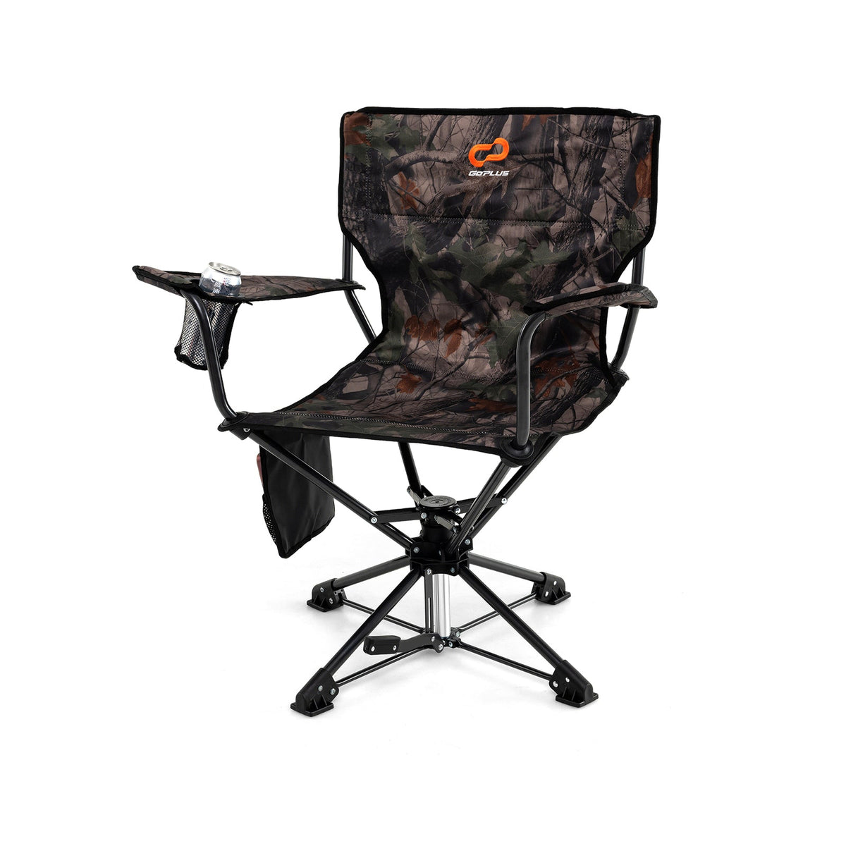 360° Swivel Hunting Chair – Portable Foldable Camo Chair