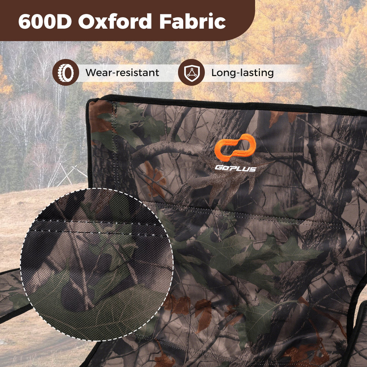 360° Swivel Hunting Chair – Portable Foldable Camo Chair