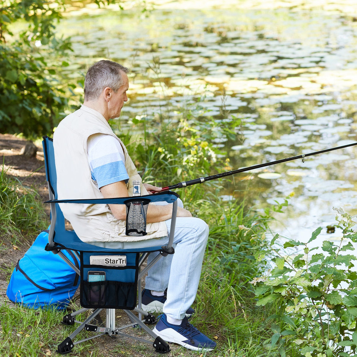 360° Swivel Hunting Chair – Portable Foldable Camo Chair