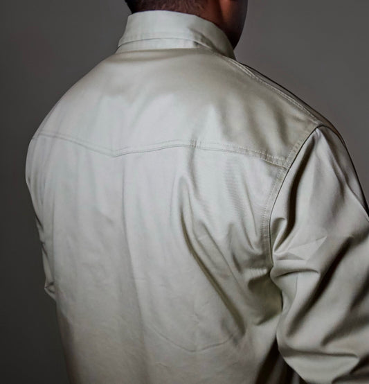 FR Western Style Pearl Snap - Khaki