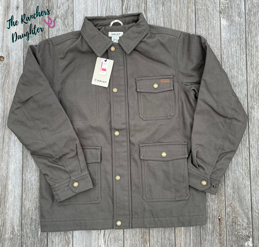 Ariat Women's Earth Brown Western Canvas Chore Jacket