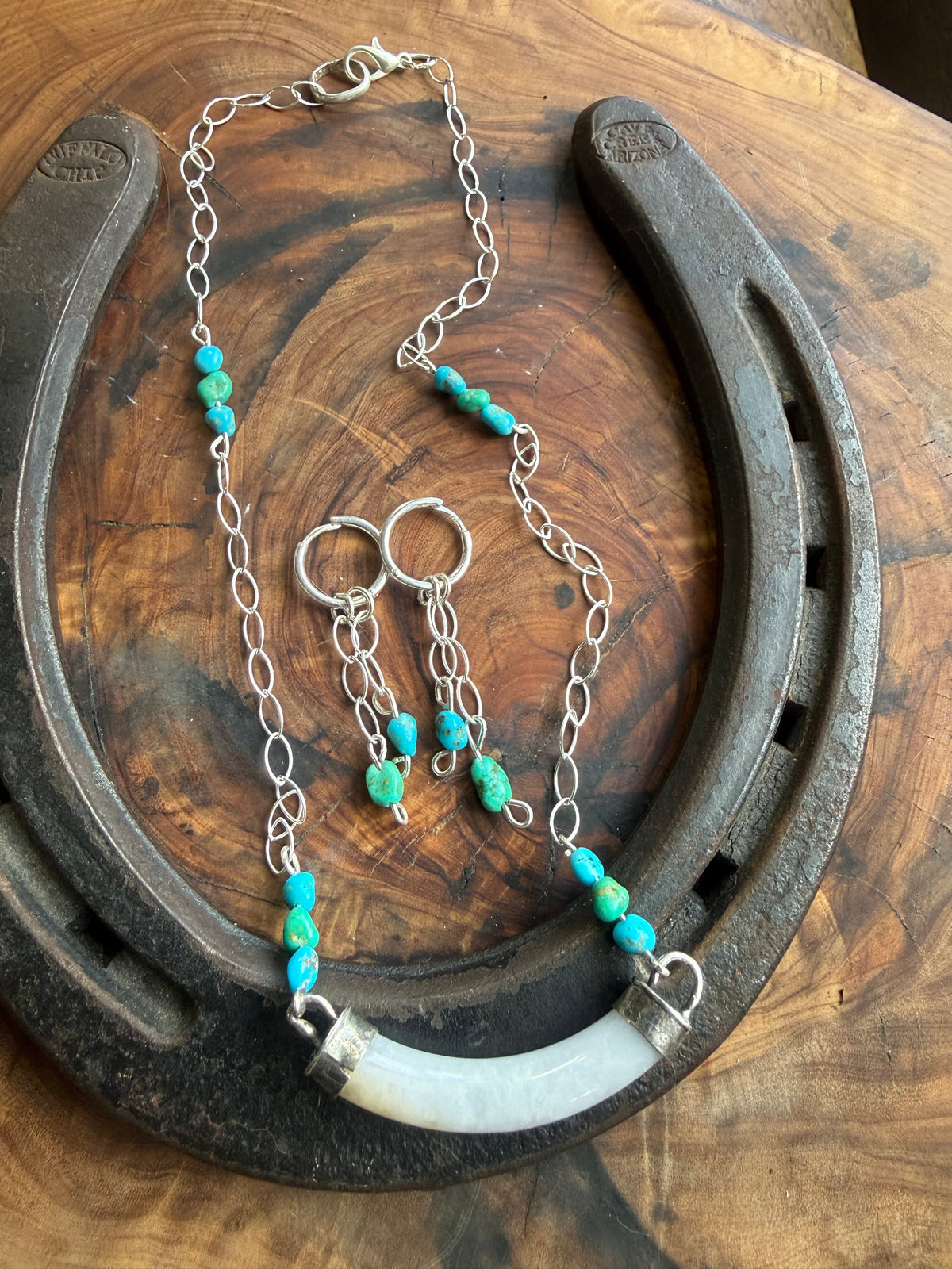 DESERT BLOOM | LAVENDER BURMA JADE NECKLACE & HUGGIE SET