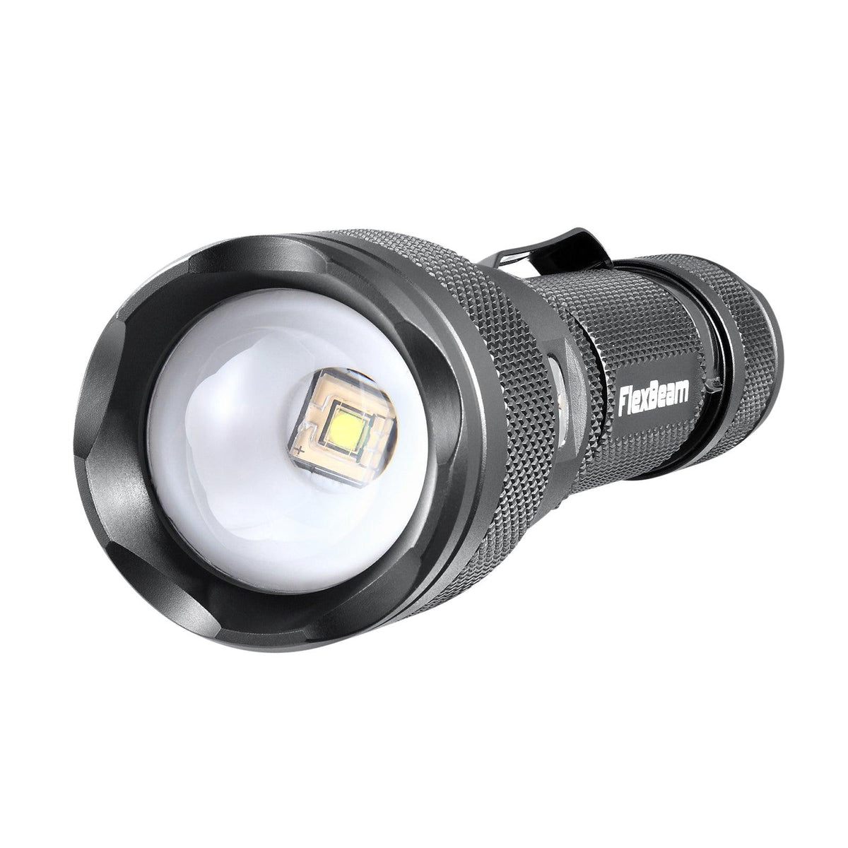 PowerTac FlexBeam 1200 Lumen Zoomable Hunting Flashlight – 700M Range