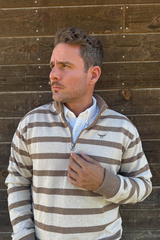 Drover Men's Western 1/4 Zip Pullover