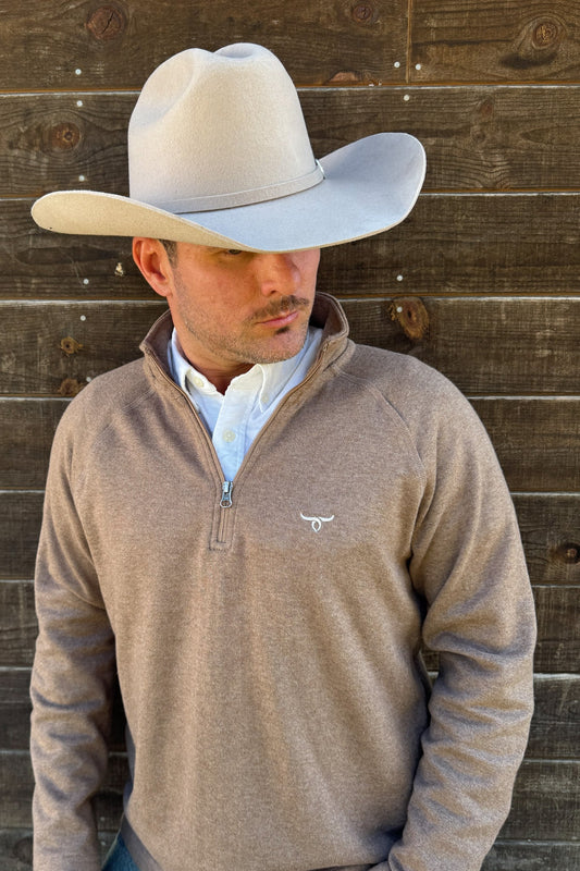 Drover Men's Western 1/4 Zip Pullover