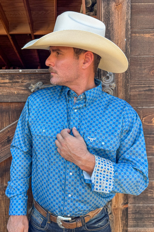Drover Men's Western Shirt The Stockman - Signature Series - Performance Vent Shirt