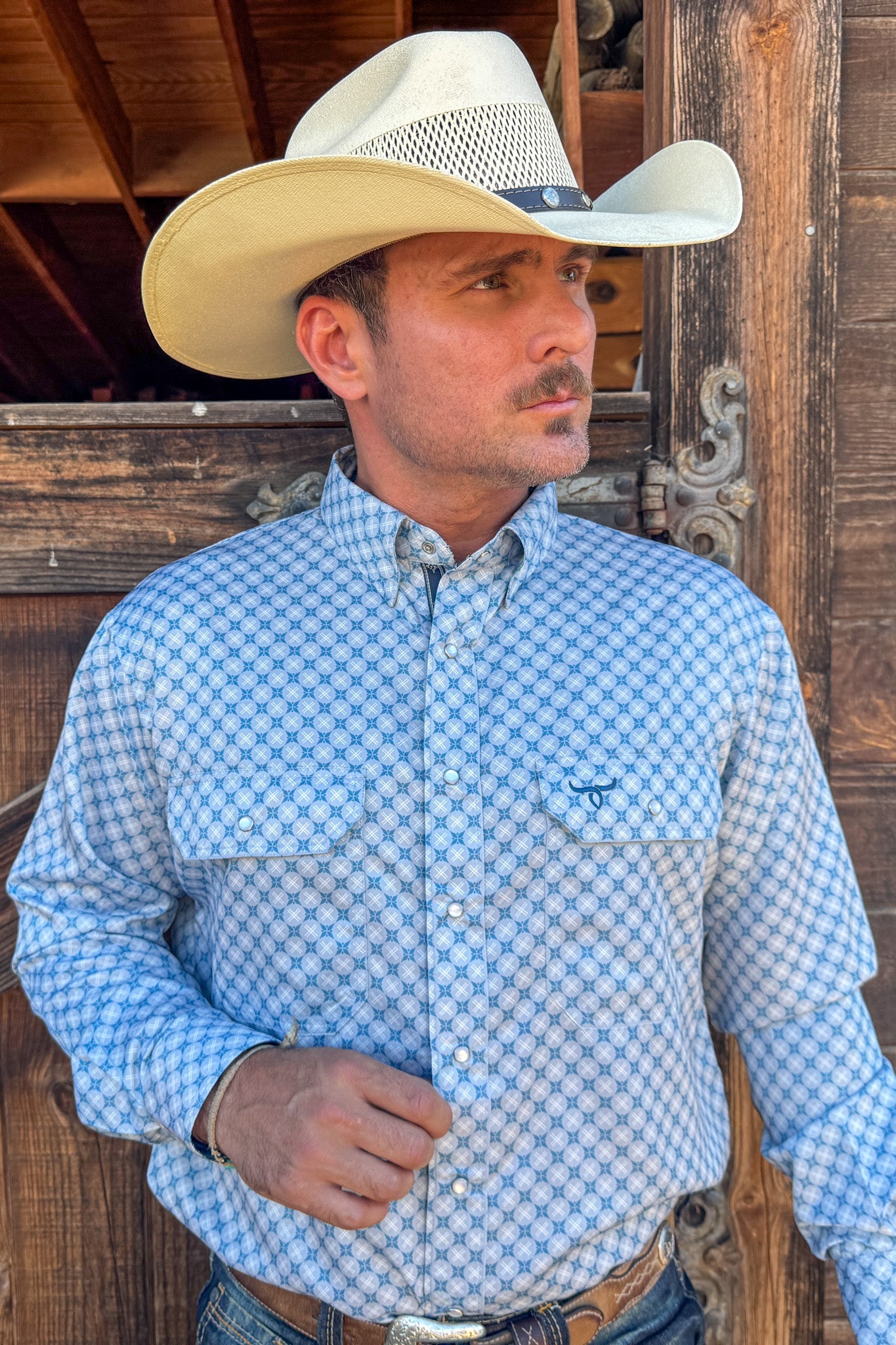 Drover Men's Western Shirt The Honcho - Signature Series, Performance Vent Shirt