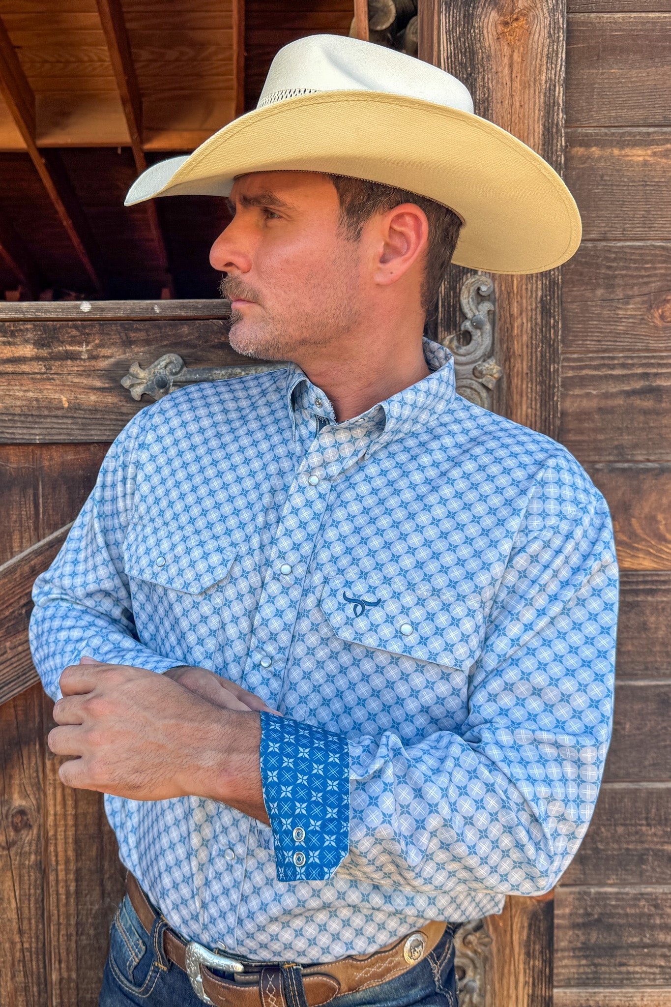 Drover Men's Western Shirt The Honcho - Signature Series, Performance Vent Shirt
