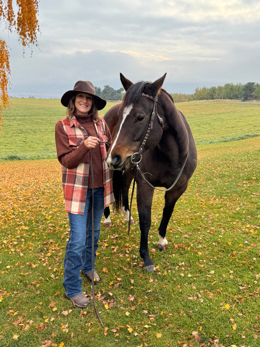 Plaid Button Up Vest Coat