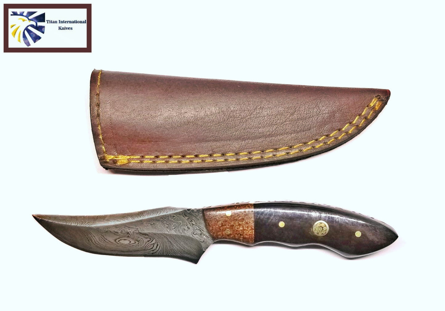 Damascus Skinning Knife TD-171