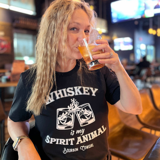 Unisex Whiskey Is My Spirit Animal Graphic Tee