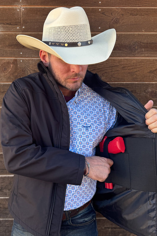 Drover Concealed Carry Jacket - Black